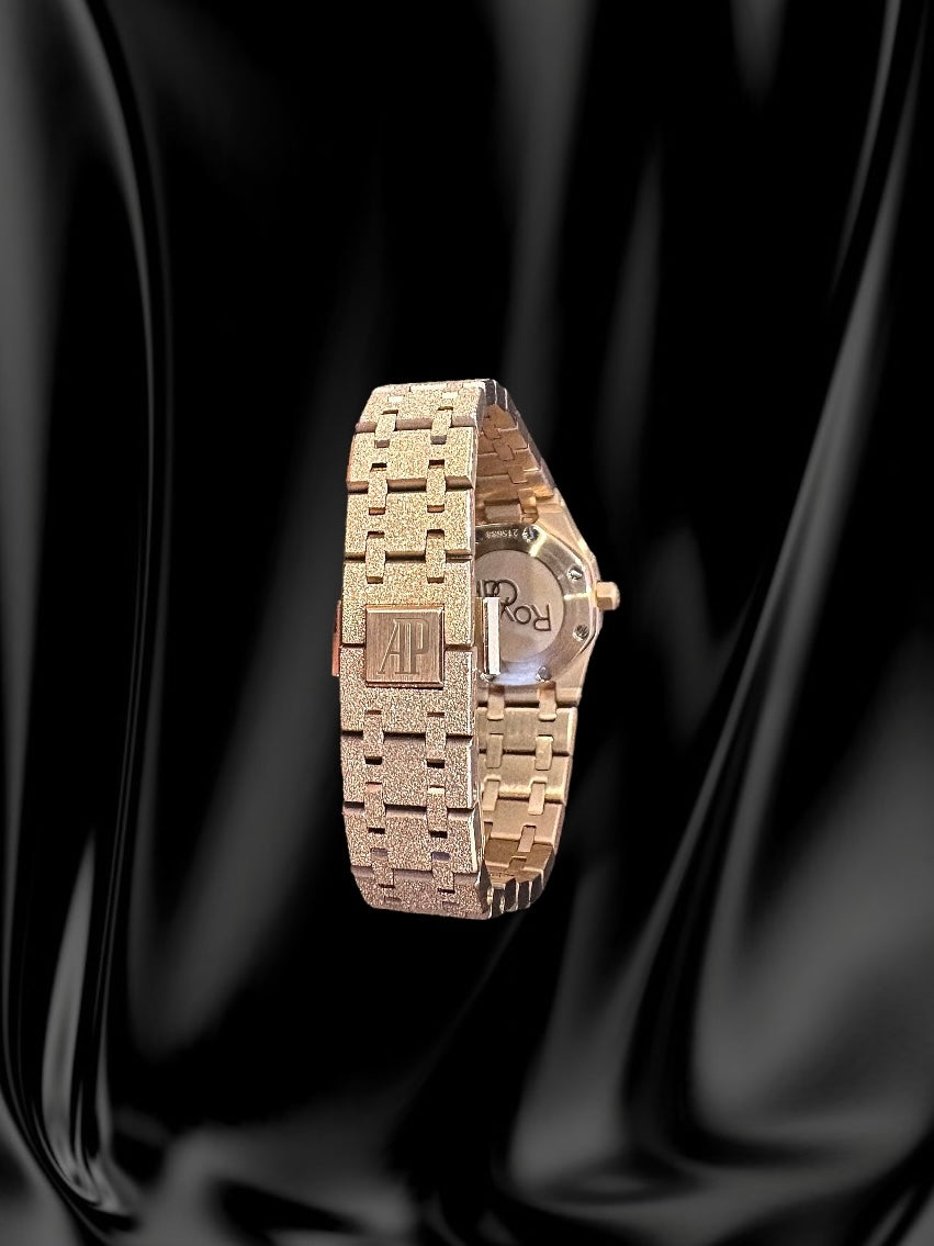 Audemars Piguet Royal Oak 'Mini' Frosted Rose Gold Quartz (2025)