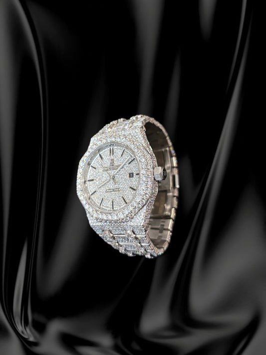 Audemars Piguet Royal Oak | VVS Lab Diamond Bust Down | Fully Iced