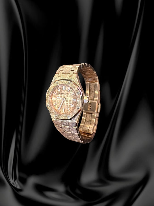 Audemars Piguet Royal Oak 'Mini' Frosted Rose Gold Quartz (2025)