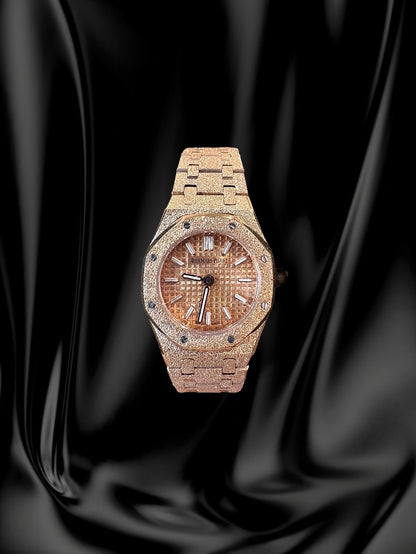 Audemars Piguet Royal Oak 'Mini' Frosted Rose Gold Quartz (2025)